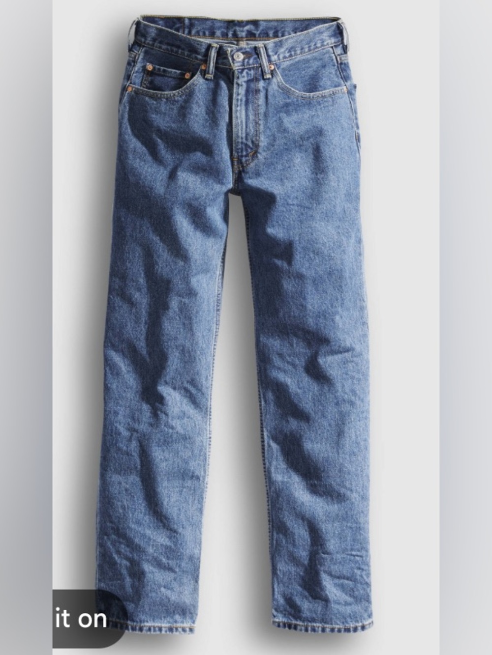 Levi's Men's Blue 550 Relaxed Fit Jeans 32 x 40 hard to find length! NWT